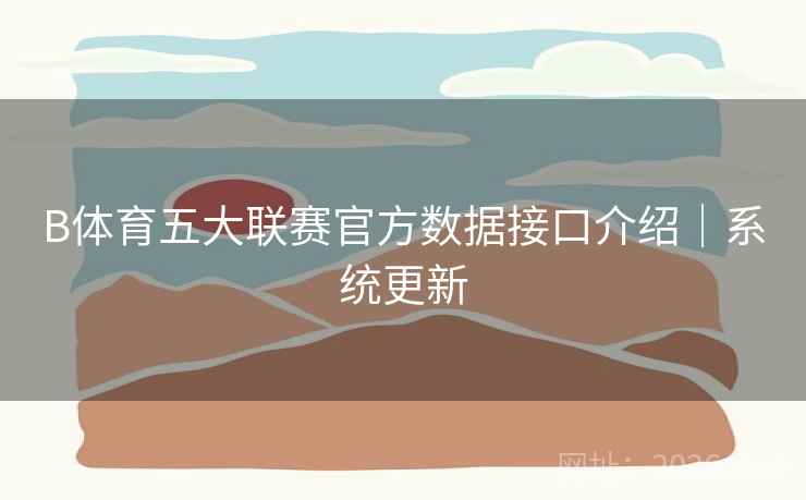 B体育五大联赛官方数据接口介绍｜系统更新